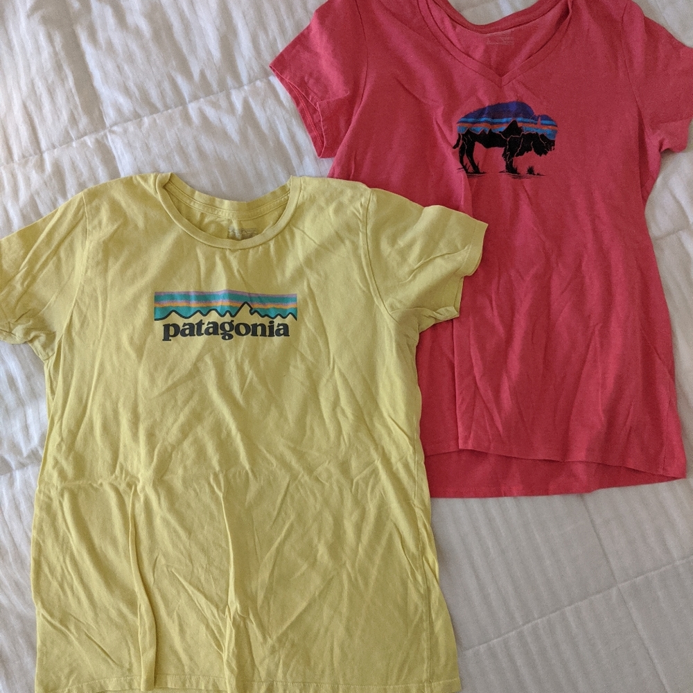 2 Patagonia t-shirts
